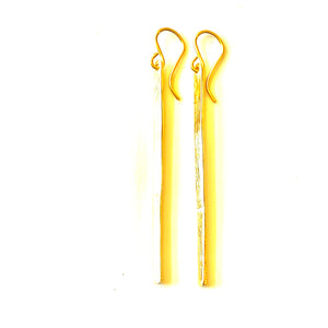 tinsel drop earrings