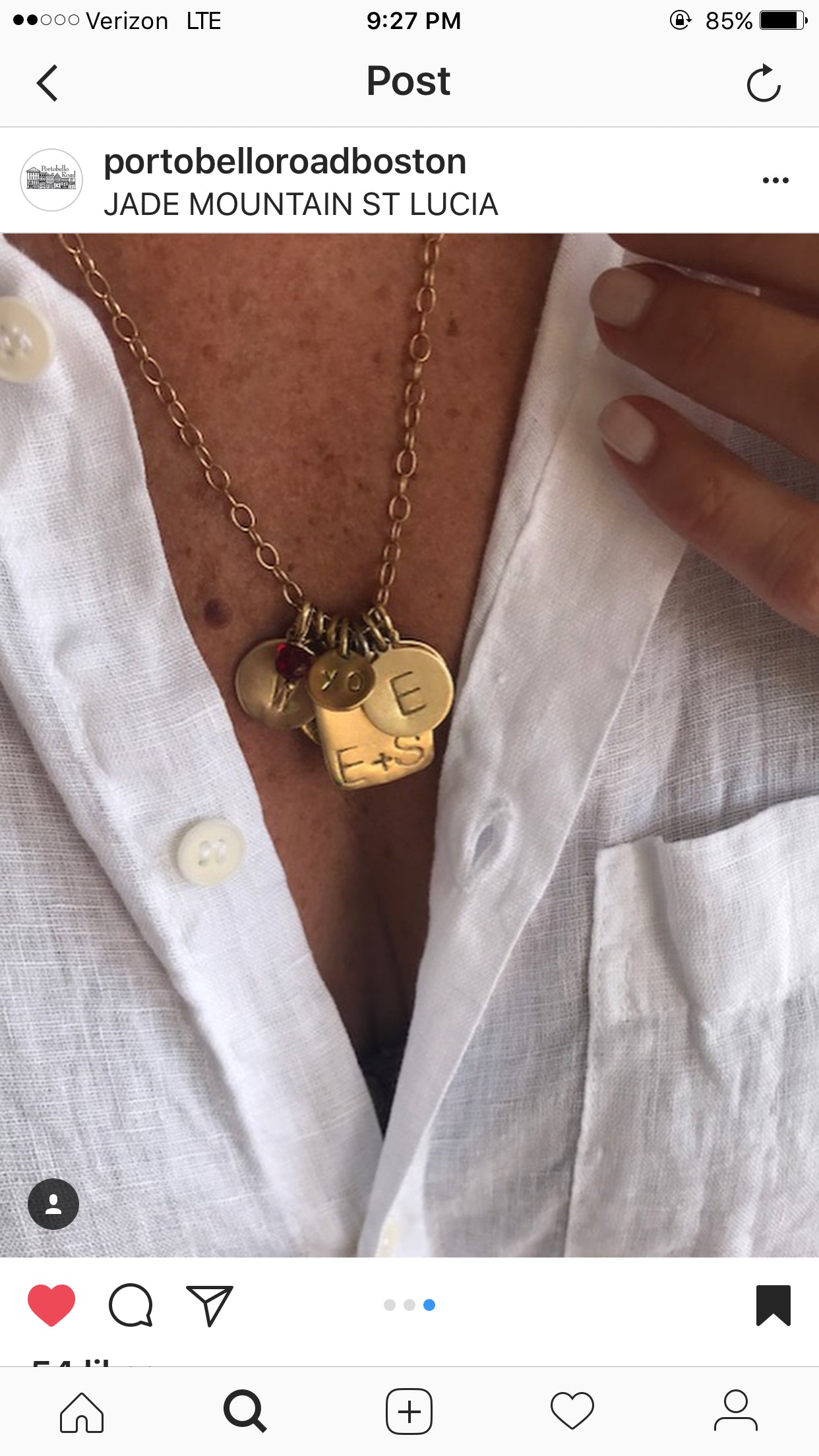 how she wears hers - example only - this group has the large dog tag the large discs and the small discs