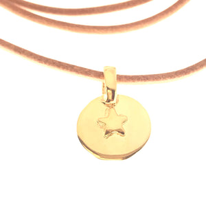 small gold star disc