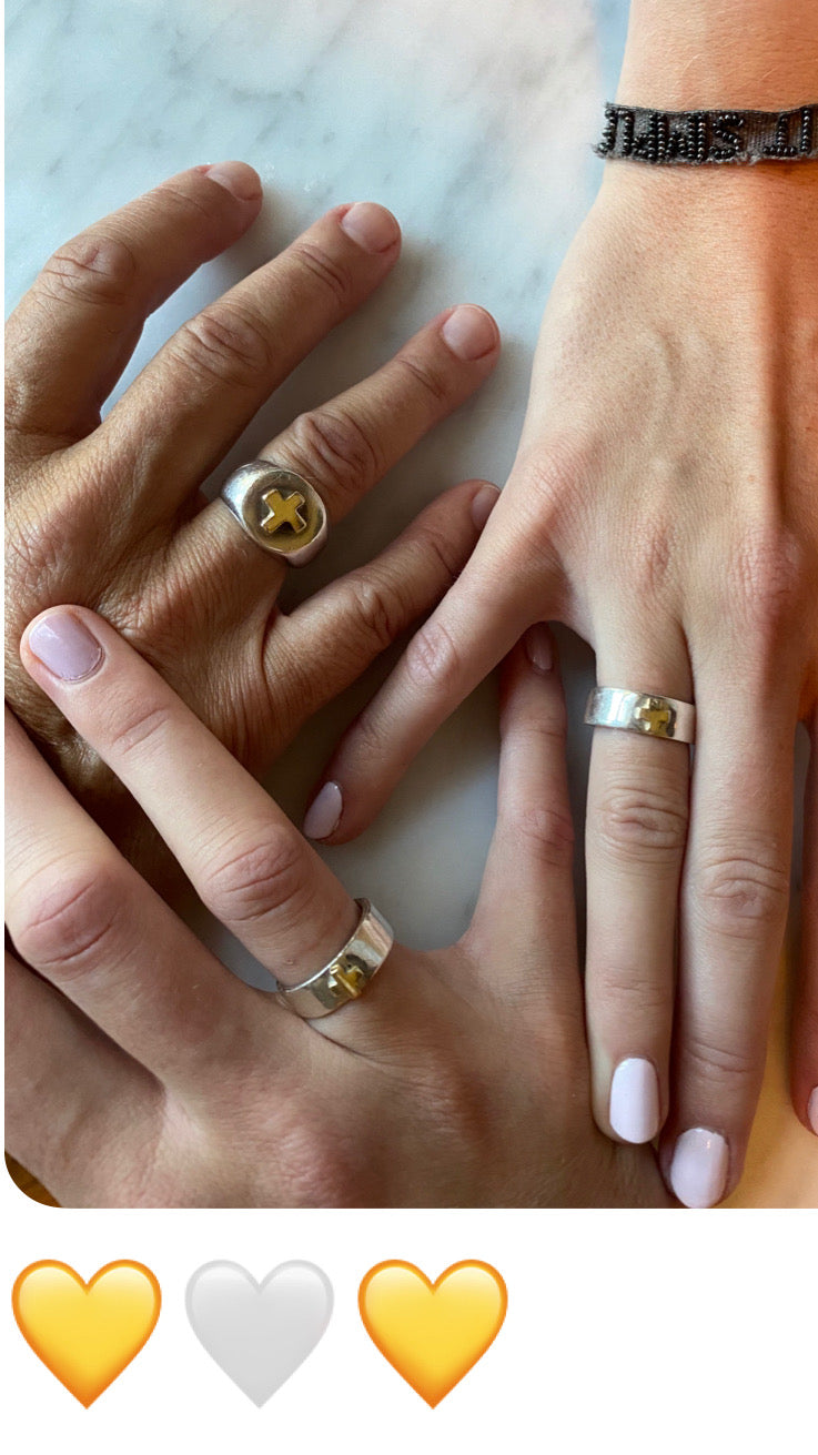 mother daughter rings - example only