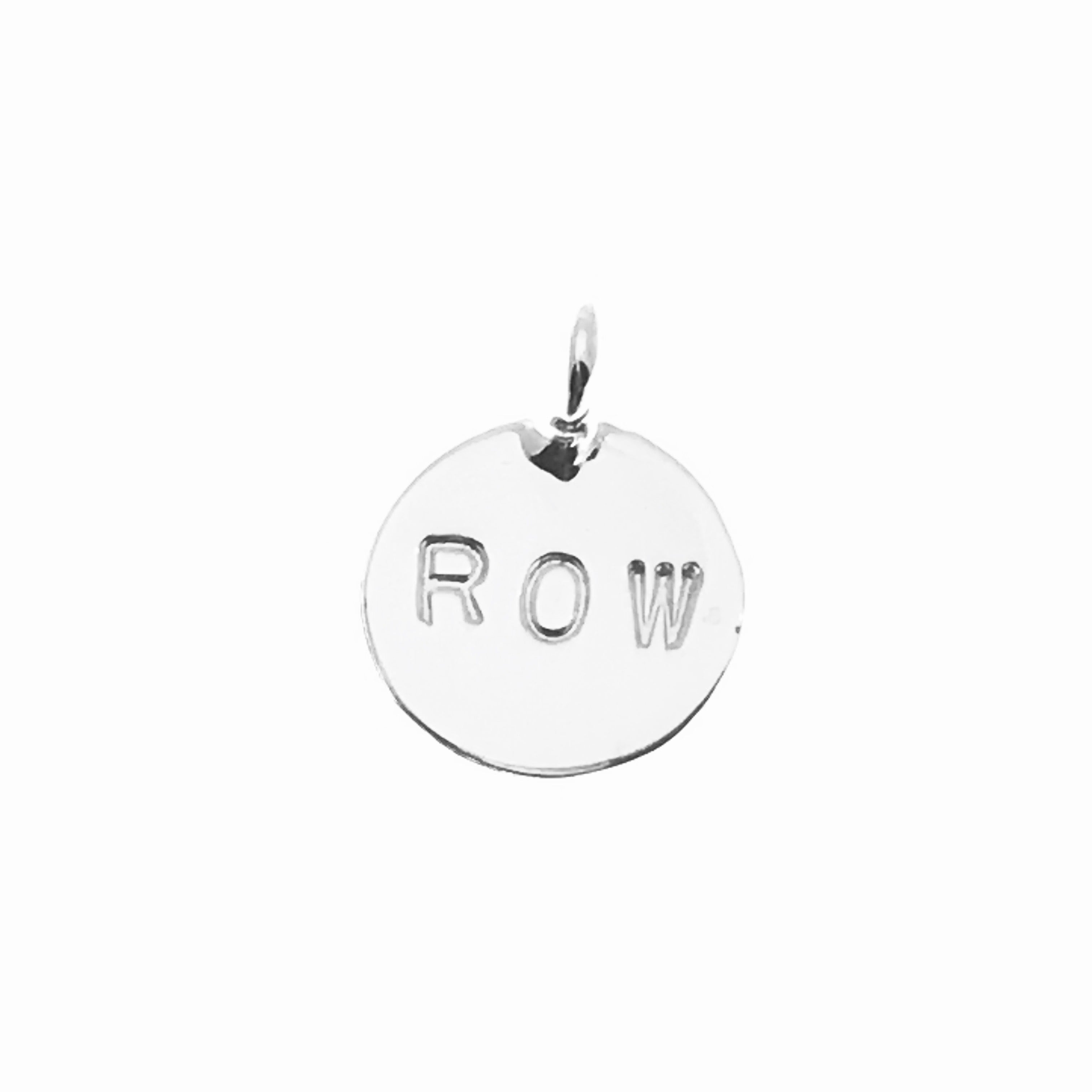 row charm silver