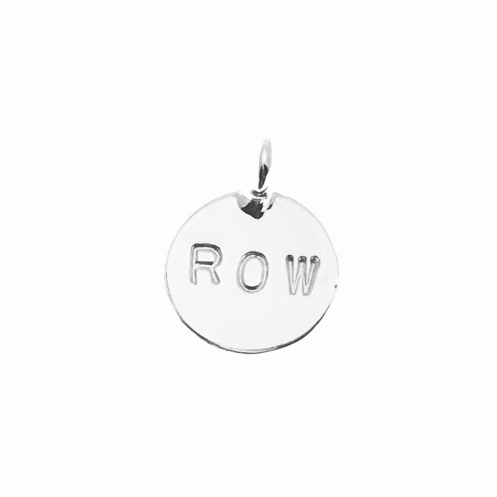 row charm silver