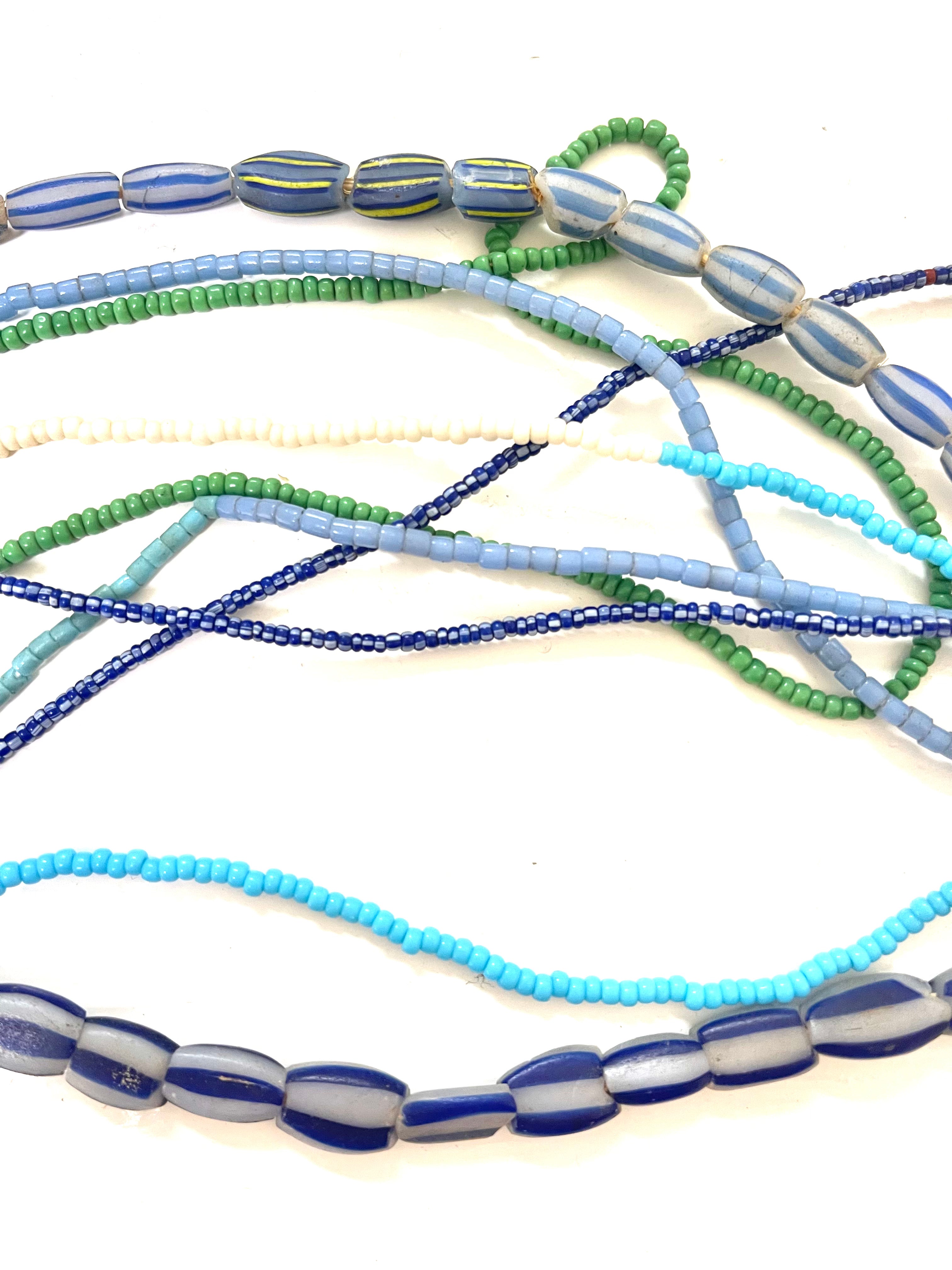 blue beads