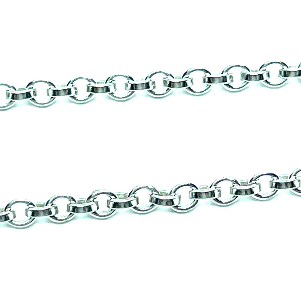 sterling silver rolo chain small