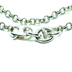 sterling rolo chain large