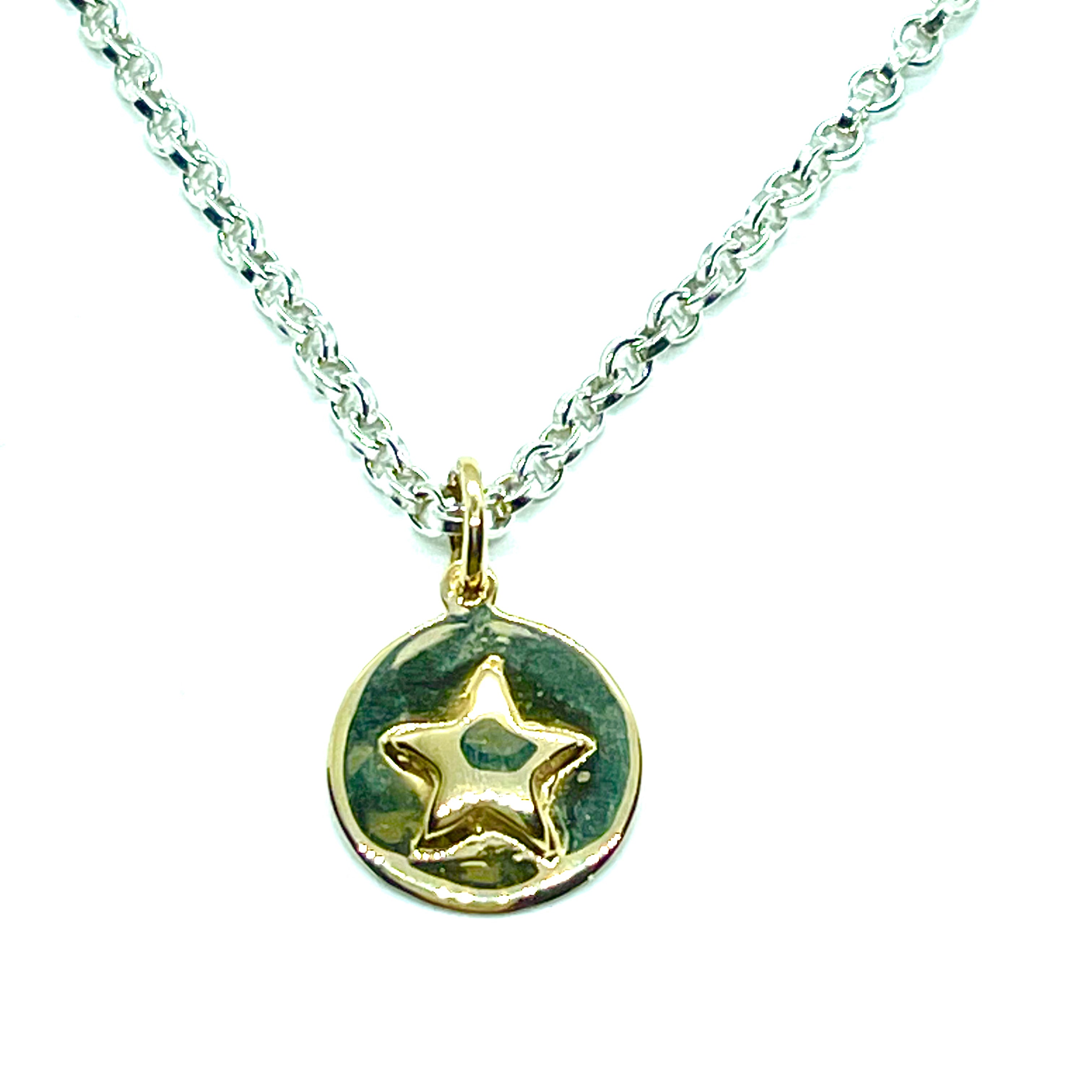 sterling silver rolo chain LARGE LINK