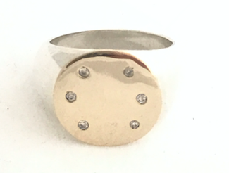 diamond sun ring