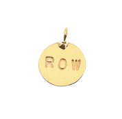 row charm gold